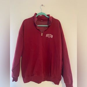 brandy melville quarter zip
